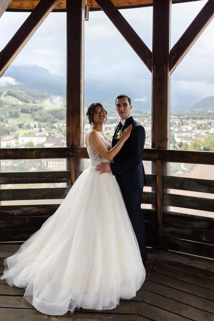 Photo de mariage en famille